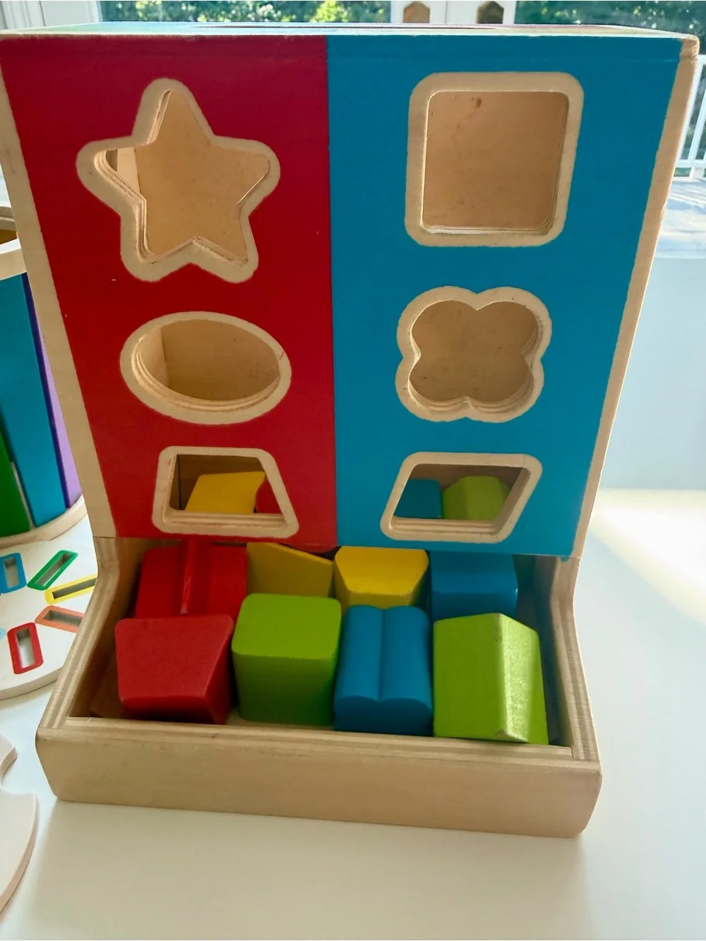 Melissa & Doug Wooden Shape Sorting and other Stacking Sets